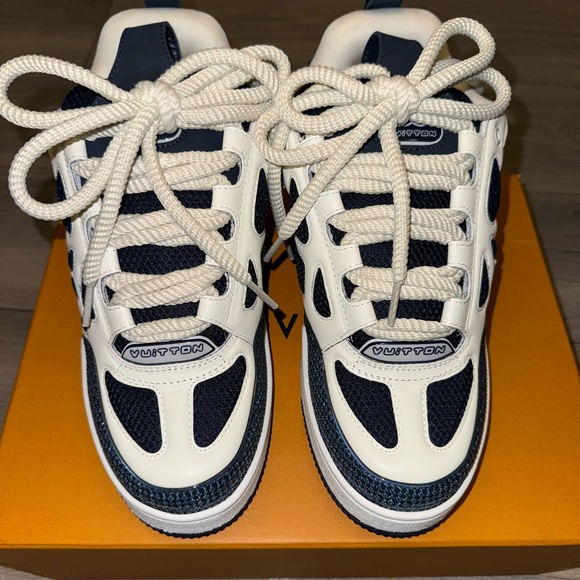 LV Skate Marine Blue Sneakers US M 10 | 100% Authentic Traded to Us in-store ✅ - Picture 2 of 13